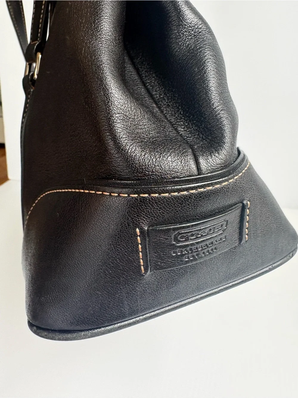 Coach sleek black